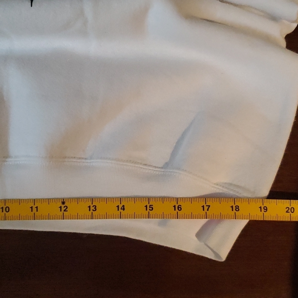 VTG white sweater XL, "What part of no don't you understand?" - Picture 11 of 12